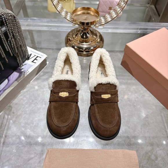 【MIUMIU】25ハイヒールウールローファーレディース 【MIUMIU】25ハイヒールウールローファーレディース
