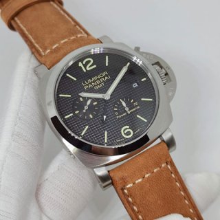 PANERAI PAM00537 ルミノール1950 3デイズ GMT アッチャイオ メンズ PANERAI PAM00537 ルミノール1950 3デイズ GMT アッチャイオ メンズ