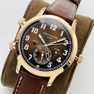 PATEK PHILIPPE 5524R-001 カラトラバ パイロット トラベルタイム 最高級 PATEK PHILIPPE 5524R-001 カラトラバ パイロット トラベルタイム 最高級