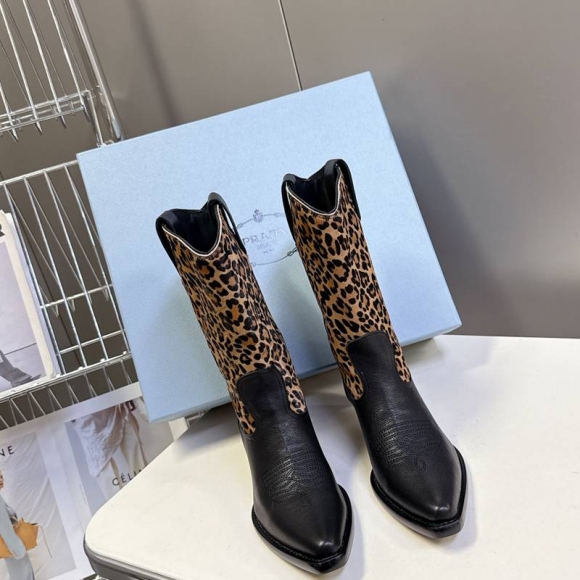 【PRADA】ウエスタンブーツレディース 【PRADA】ウエスタンブーツレディース