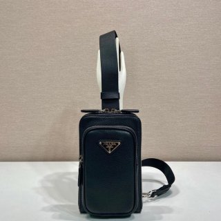 PRADA 2VH195 鹿革スマホバッグ サイズ:18x11.5cm PRADA 2VH195 鹿革スマホバッグ サイズ:18x11.5cm