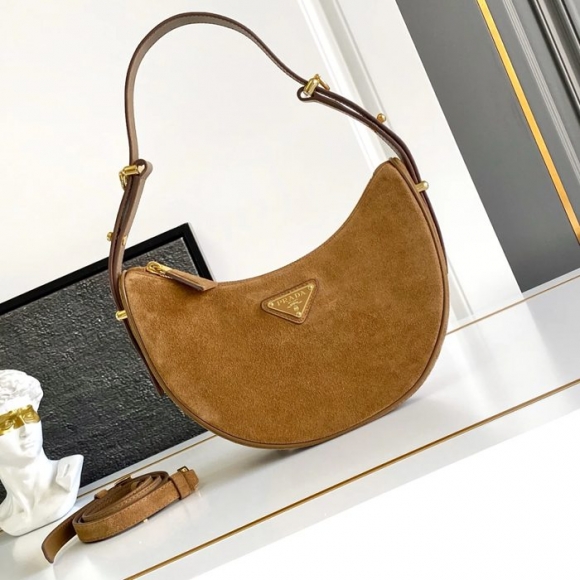 PRADA 1BC194 カーフスキン、スエード ショルダーバッグ クラシック 22x18cm サイズ:22x18cm PRADA 1BC194 カーフスキン、スエード ショルダーバッグ クラシック 22x18cm サイズ:22x18cm