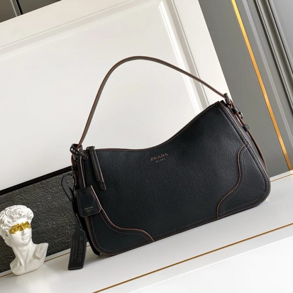 PRADA 1BC280 レザー ショルダーバッグ、ハンドバッグ クラシック 36x20x11cm サイズ:36x20x11cm PRADA 1BC280 レザー ショルダーバッグ、ハンドバッグ クラシック 36x20x11cm サイズ:36x20x11cm