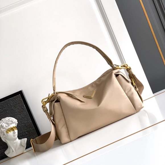 PRADA 1BC264 カーフスキン、ナイロン 斜め掛けバッグ、ショルダーバッグ ナイロン、編み、クラシック 32x22x12cm サイズ:32x22x12cm PRADA 1BC264 カーフスキン、ナイロン 斜め掛けバッグ、ショルダーバッグ ナイロン、編み、クラシック 32x22x12cm サイズ:32x22x12cm