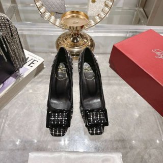 【ROGERVIVIER】トロンペットヒールパンプスレディース 【ROGERVIVIER】トロンペットヒールパンプスレディース
