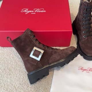 【ROGERVIVIER】ビバレンジャーズトラックブーツレザーブーツレディース 【ROGERVIVIER】ビバレンジャーズトラックブーツレザーブーツレディース