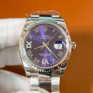 ROLEX 126234 デイトジャスト 36mm オーベルジーヌ VI IXダイヤ ROLEX 126234 デイトジャスト 36mm オーベルジーヌ VI IXダイヤ