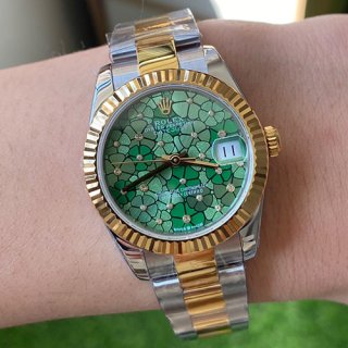 ROLEX M278273 デイトジャスト 31mm オリーブグリーン フローラル ROLEX M278273 デイトジャスト 31mm オリーブグリーン フローラル