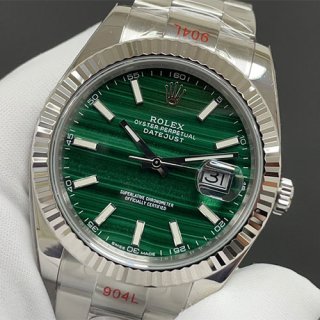ROLEX 126334 デイトジャスト 41mm グリーン DIWカスタム 3235 ROLEX 126334 デイトジャスト 41mm グリーン DIWカスタム 3235