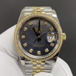 ROLEX 116243 デイトジャスト 36mm ブラックシェル 会員登録楽 ROLEX 116243 デイトジャスト 36mm ブラックシェル 会員登録楽