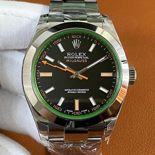 ROLEX 116400GV ミルガウス Asian 21600振動 自動巻き ROLEX 116400GV ミルガウス Asian 21600振動 自動巻き
