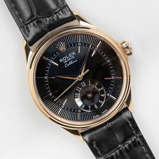 ROLEX チェリーニ デュアルタイム 50525 ブラック 多機能 ROLEX チェリーニ デュアルタイム 50525 ブラック 多機能