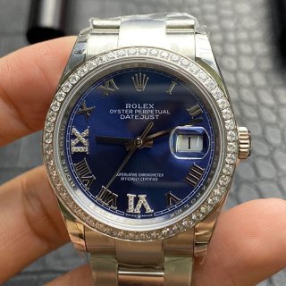 ROLEX 126283RBR デイトジャスト 36mm ブルー 3235搭載 最高級 ROLEX 126283RBR デイトジャスト 36mm ブルー 3235搭載 最高級