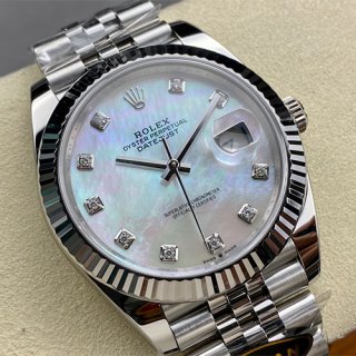 ROLEX 126334NG CLEAN製 41mm ホワイトシェル 10Pダイヤ 最高級 ROLEX 126334NG CLEAN製 41mm ホワイトシェル 10Pダイヤ 最高級