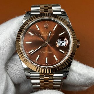 ROLEX M126331 デイトジャスト 41mm チョコレート ジュビリー 2024最N級 ROLEX M126331 デイトジャスト 41mm チョコレート ジュビリー 2024最N級