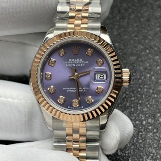 ROLEX 279171G デイトジャスト 28mm バイオレット ダイヤ 極美品 ROLEX 279171G デイトジャスト 28mm バイオレット ダイヤ 極美品