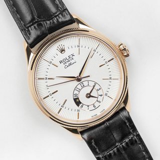 ROLEX チェリーニ デュアルタイム 50525 シルバー 追跡番号付き ROLEX チェリーニ デュアルタイム 50525 シルバー 追跡番号付き