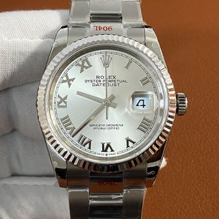 ROLEX M126234 デイトジャスト 36mm シルバーホワイトローマ 高品質 レビュー歓迎 ROLEX M126234 デイトジャスト 36mm シルバーホワイトローマ 高品質 レビュー歓迎
