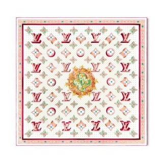 ルイ ヴィトン モノグラムロックスカーフ 90 x 90cm ルイ ヴィトン モノグラムロックスカーフ 90 x 90cm