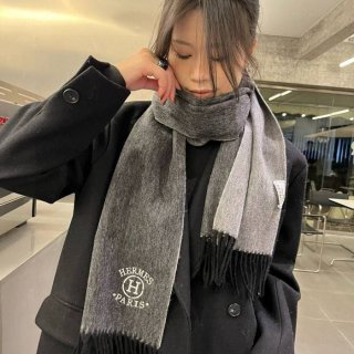 エルメス 拼色カシミヤスカーフ 30x180cm エルメス 拼色カシミヤスカーフ 30x180cm