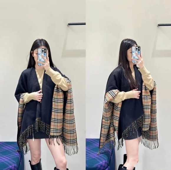 バーバリー クラシック両面ストール 130x150cm バーバリー クラシック両面ストール 130x150cm