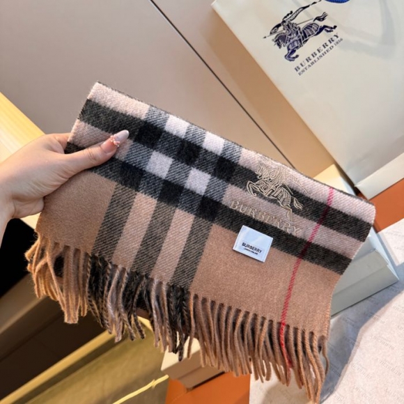 バーバリー クラシックチェックカシミヤスカーフ 30x180 バーバリー クラシックチェックカシミヤスカーフ 30x180