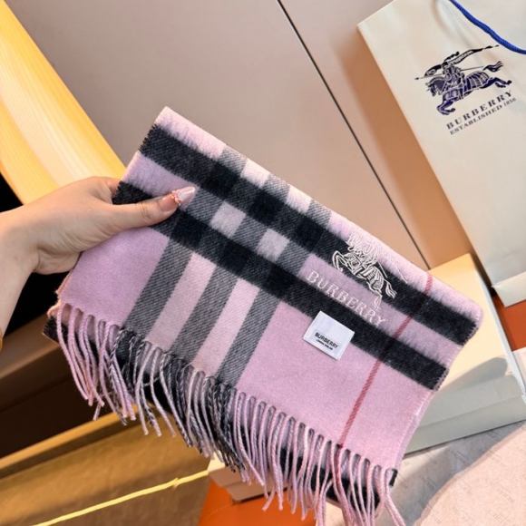 バーバリー クラシックチェックカシミヤスカーフ 30x180 バーバリー クラシックチェックカシミヤスカーフ 30x180