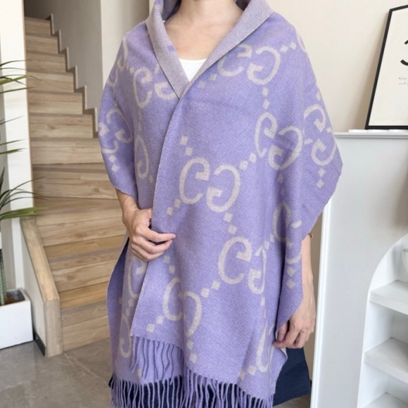 グッチ 2025新作。両面カシミヤ 35x190cm グッチ 2025新作。両面カシミヤ 35x190cm