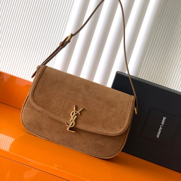 SAINT LAURENT 832332 ラムレザー、マット ゴールド、マット ハンドバッグ クラシック 29x18cm サイズ:29x18cm SAINT LAURENT 832332 ラムレザー、マット ゴールド、マット ハンドバッグ クラシック 29x18cm サイズ:29x18cm