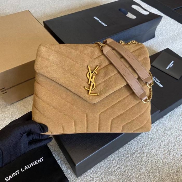 SAINT LAURENT 494699 マット ゴールド、イエロー、マット ハンドバッグ クラシック 25x17cm サイズ:25x17cm SAINT LAURENT 494699 マット ゴールド、イエロー、マット ハンドバッグ クラシック 25x17cm サイズ:25x17cm