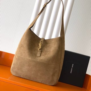 SAINT LAURENT 753837 マット ブラウン、ゴールド、マット 脇下バッグ 大、クラシック 31x30x13cm サイズ:31x30x13cm SAINT LAURENT 753837 マット ブラウン、ゴールド、マット 脇下バッグ 大、クラシック 31x30x13cm サイズ:31x30x13cm
