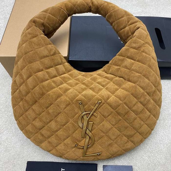 SAINT LAURENT 858160 ラムレザー、マット ブラウン、ゴールド、マット ハンドバッグ イカール 47x35x15cm サイズ:47x35x15cm SAINT LAURENT 858160 ラムレザー、マット ブラウン、ゴールド、マット ハンドバッグ イカール 47x35x15cm サイズ:47x35x15cm