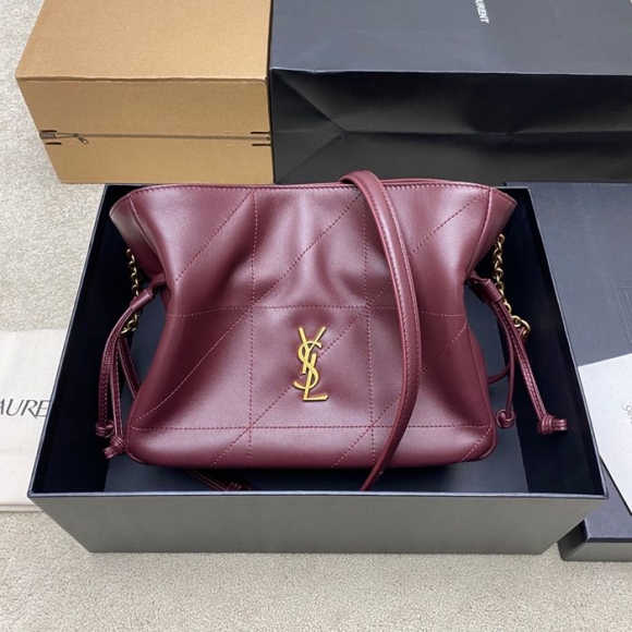 SAINT LAURENT 862712 ラムレザー レッド、ゴールド トートバッグ ジェイミー 26x18x11cm サイズ:26x18x11cm SAINT LAURENT 862712 ラムレザー レッド、ゴールド トートバッグ ジェイミー 26x18x11cm サイズ:26x18x11cm