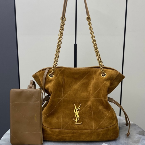 SAINT LAURENT 833948 ラムレザー、マット ゴールド、キャラメル、マット トートバッグ、脇下バッグ ジェイミー 29x27x11cm サイズ:29x27x11cm SAINT LAURENT 833948 ラムレザー、マット ゴールド、キャラメル、マット トートバッグ、脇下バッグ ジェイミー 29x27x11cm サイズ:29x27x11cm