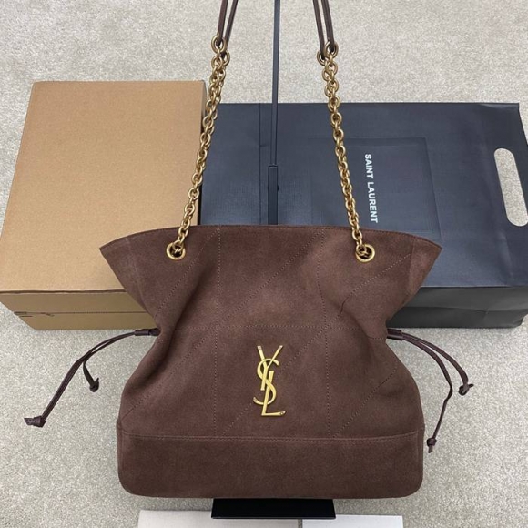 SAINT LAURENT 833948 ラムレザー、マット ゴールド、マット トートバッグ、脇下バッグ ジェイミー 29x27x11cm サイズ:29x27x11cm SAINT LAURENT 833948 ラムレザー、マット ゴールド、マット トートバッグ、脇下バッグ ジェイミー 29x27x11cm サイズ:29x27x11cm