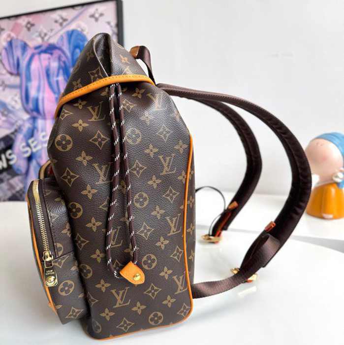 Louis Vuitton モンソリー カルゴ リュック モノグラム ブラウン M14015 サイズ:40x34x17cm