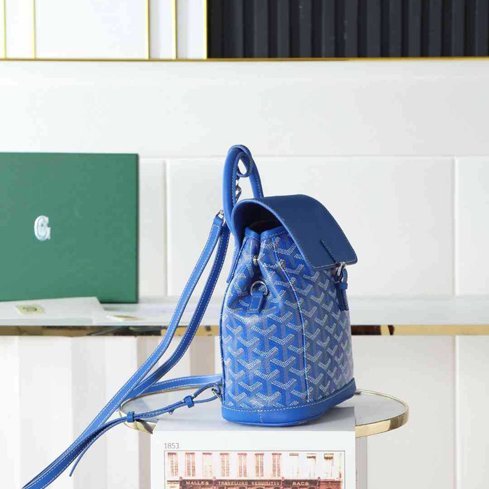 Goyard ゴヤール アリン ミニリュック クラシックモノグラム スカイブルー 020194 サイズ:20x19cm