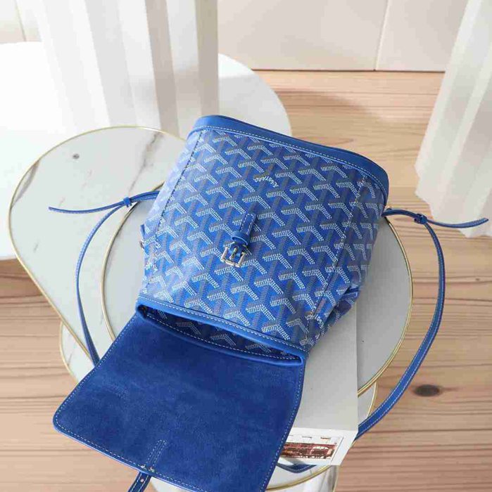 Goyard ゴヤール アリン ミニリュック クラシックモノグラム スカイブルー 020194 サイズ:20x19cm
