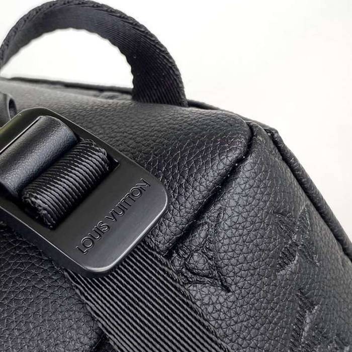 Louis Vuitton ディスカバリー リュック オールレザー ブラック M46553 サイズ:38x29x20cm