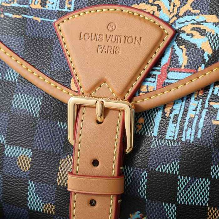 Louis Vuitton モンソリー カルゴ リュック モノグラム ブラウン N40755 サイズ:40x34x17cm