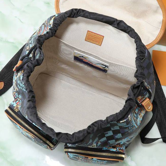 Louis Vuitton モンソリー カルゴ リュック モノグラム ブラウン N40755 サイズ:40x34x17cm
