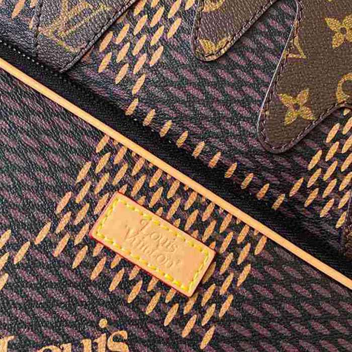 Louis Vuitton カンパス リュック チェック ブラウン N40380 サイズ:39x30x13cm
