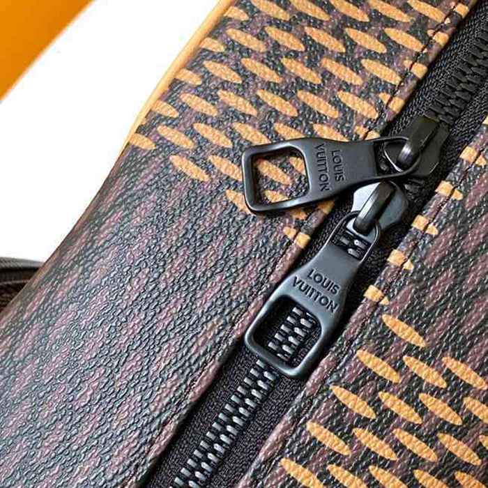 Louis Vuitton カンパス リュック チェック ブラウン N40380 サイズ:39x30x13cm