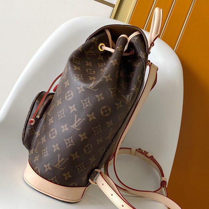 Louis Vuitton モンソリーPM リュック モノグラム ブラウン M11197 サイズ:38x35x21cm