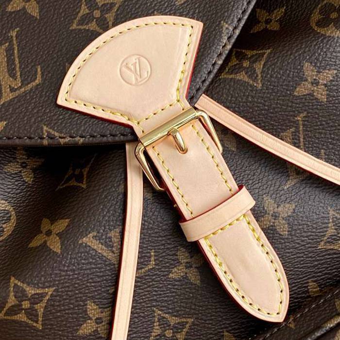 Louis Vuitton モンソリーPM リュック モノグラム ブラウン M11197 サイズ:38x35x21cm