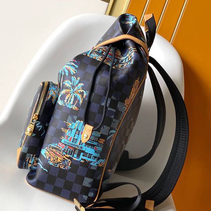 Louis Vuitton モンソリー カルゴ リュック モノグラム ブラウン M40755 サイズ:40x34x17cm