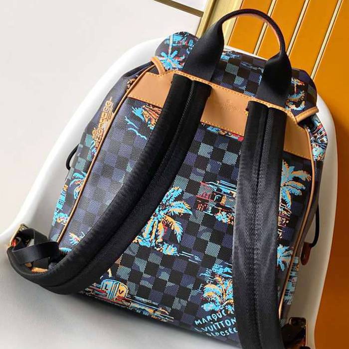 Louis Vuitton モンソリー カルゴ リュック モノグラム ブラウン M40755 サイズ:40x34x17cm