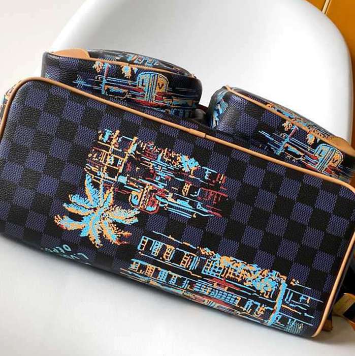 Louis Vuitton モンソリー カルゴ リュック モノグラム ブラウン M40755 サイズ:40x34x17cm