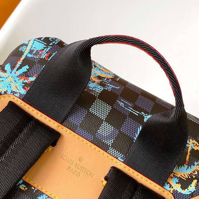 Louis Vuitton モンソリー カルゴ リュック モノグラム ブラウン M40755 サイズ:40x34x17cm