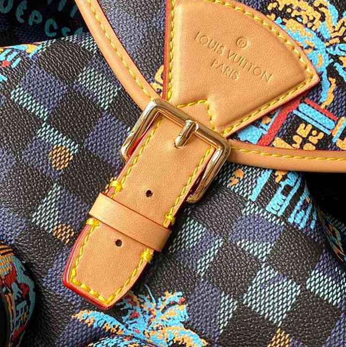 Louis Vuitton モンソリー カルゴ リュック モノグラム ブラウン M40755 サイズ:40x34x17cm